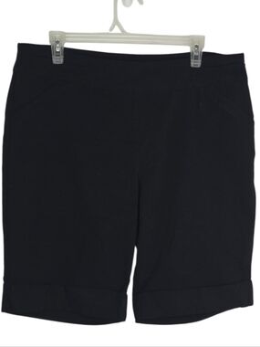 Kim Rogers Woman Black Pull-On Shorts